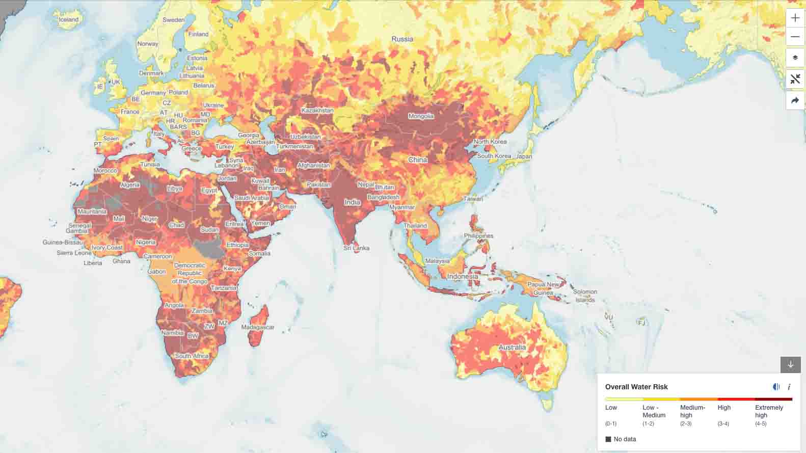 overall water risk atlas